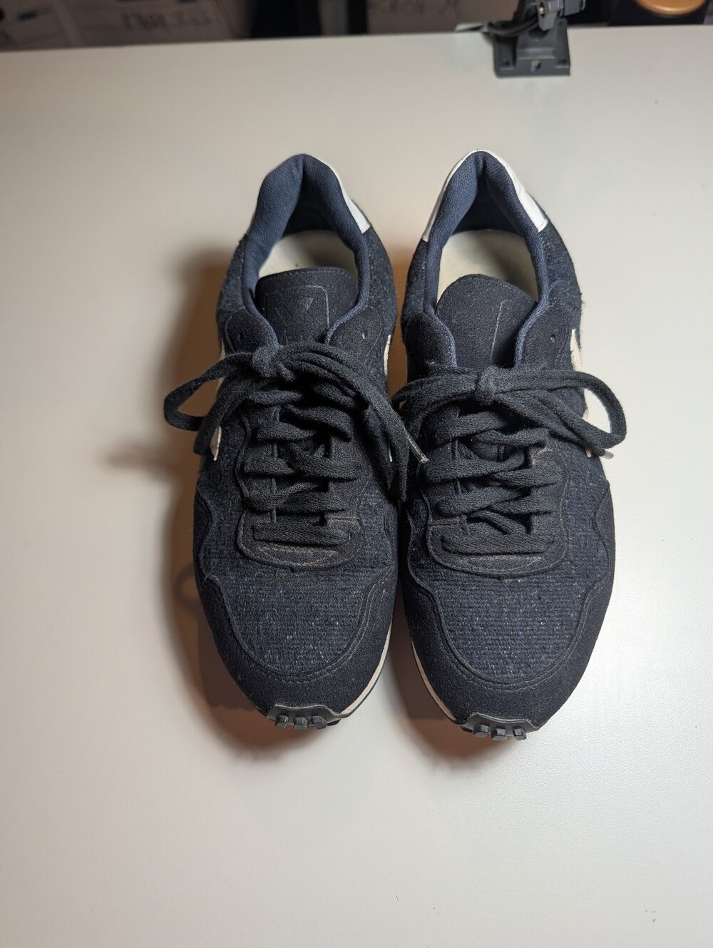 Veja SDU Women's Size 7 Black Casual Low Top Lace-Up Sneakers